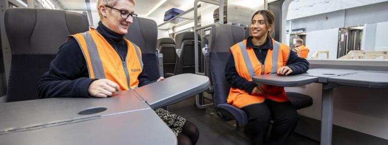 Även om liknande utvärderingsprocesser använts tidigare vid tågdesign i Storbritannien, är detta den mest omfattande användarutvecklingen för en ny tågflotta. Foto: Alstom