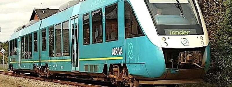 Arriva-tåg i Danmark. Även denna linje orsakade förluster för Deutsche Bahn. Foto Kredit Niels Karsdorp, Dh3201 / commons.wikimedia.org.