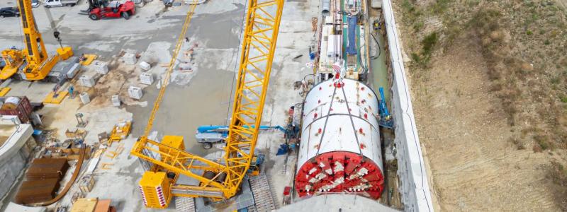 Tunneln är färdig i Italiens stora järnvägssatsning. Foto: Webuild