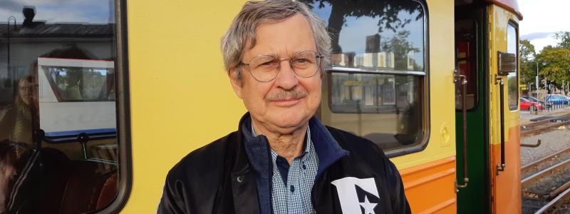Bo Lennart Nelldal professor emeritus i tågtrafikplanering på KTH. FOTO: PRIVAT