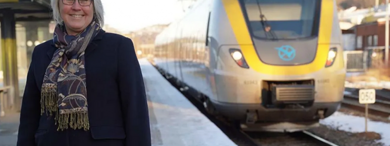 Catarina Nyberg, projektledare för Järnväg i Mölndal. Foto: Forsåker