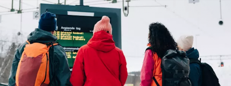 Vid trafikstörningar som resenärerna är i behov av bättre trafikinformation. Foto: Trafikverket