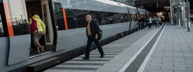 Tågen har haft svårare att hålla tidtabellen under 2021. Arkivbild