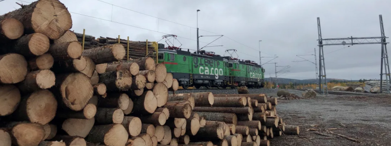 Green Cargo bildar en särskild enhet för rundvirkeslogistik. Foto: Green Cargo
