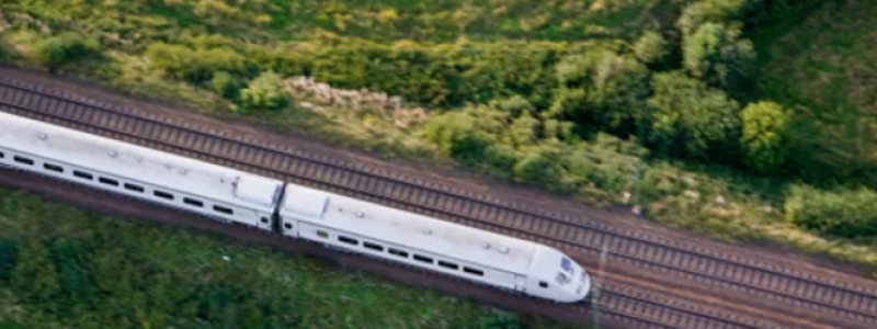 Nu ska lokalisering av dubbelspår genom Hudiksvall väljas. Foto: Trafikverket