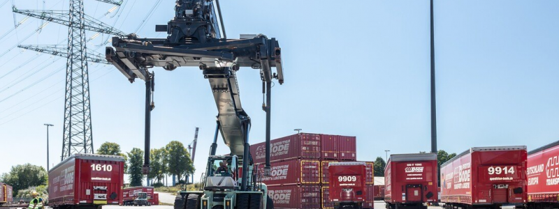 Hallands Hamnar stärker sitt intermodala erbjudande. Foto: Bode Spedition