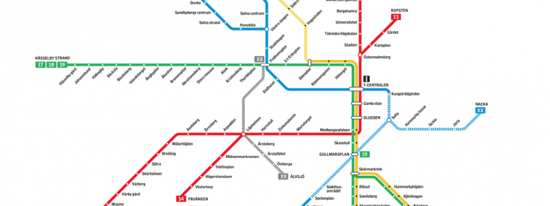 Älvsjö får ny tunnelbana. Karta: AFRY