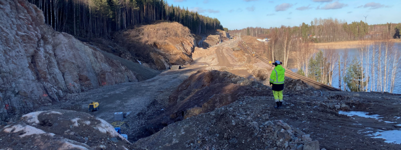 Arbetena på järnvägssträckan sträckan Dunsjö–Jakobshyttan återupptas. Foto: Trafikverket