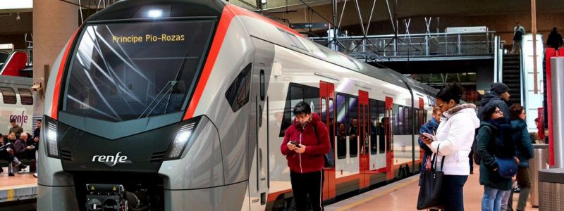 Detta är de nya pendeltåg som Albuixech tillverkar på beställning av Renfe. Foto: Albuixech