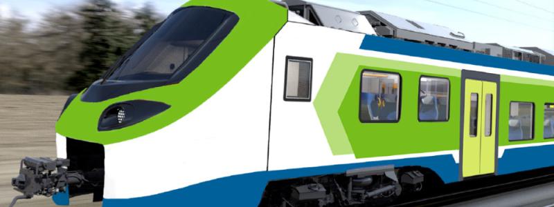 Tåget, designat och byggt för Ferrovie Nord Milano vid Alstoms produktionsanläggning i Italien, är baserat på Coradia Streams regionaltågsmodell. Illustration: Alstom