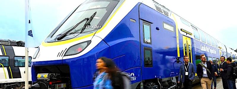 Coradia Max kommer att tas i drift i regionen Niedersachsen i Tyskland år 2025 och förväntas spela en viktig roll i moderniseringen av den tyska regionaltrafiken. 
Foto: Messe Berlin