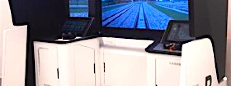 Alstoms simulator ger möjlighet att simulera olika väderförhållanden, såsom snö, regn och dimma. Bild: Alstom