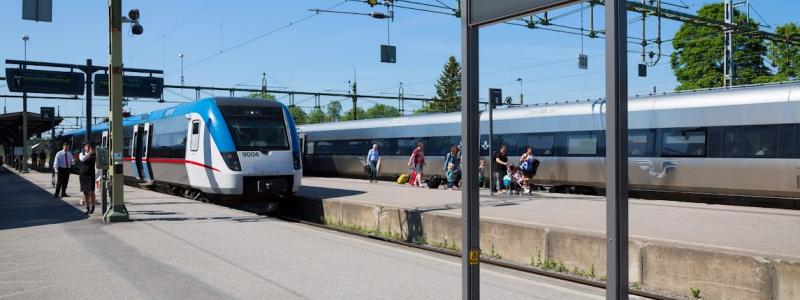 Projektets mål är att höja takten och effektiviteten vid utbyte av spårväxlar. Foto: Sala kommun