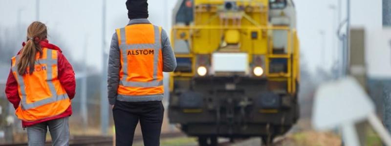 Alstom testar automatisering på ett växlingslok nära Breda, Nederländerna. Foto: Alstom