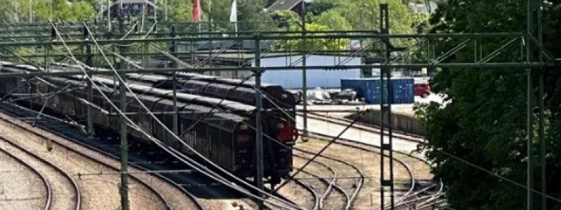 Flytten av Karlshamns godsbangård är ett de planerade projekten. Foto: Trafikverket
