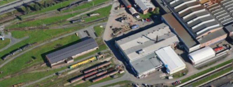 Verkstaden byggd av Bane NOR och ska stå klar 2026. Foto: Dahlrail