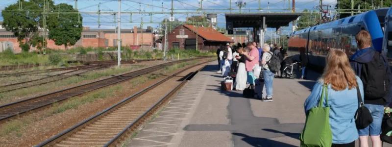 Avstängningen påverkar all tågtrafik på sträckan Sala–Avesta Krylbo. Foto: Göran Fält
