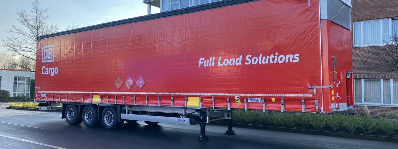 Sedan i somras har DB Cargo Full Load Solutions utökat flottan med 200 trailers, varav 100 är megatrailers. Foto: DB Cargo