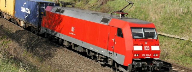 Tyskt godståg på väg. Foto: Deutsche Bahn Cargo