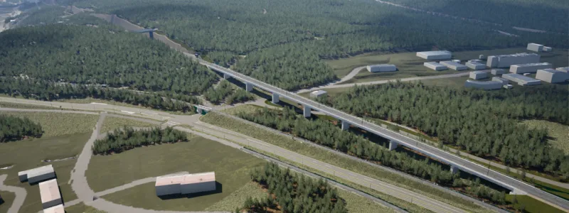 Satsningen gäller bland annat en av de mest belastade sträckorna i Västernorrland, där dubbelspår nu kan byggas ut under planperioden. Bild: Trafikverket