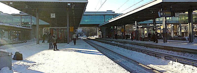 En av finländska framtida Västbanans stationer i Esbo. Foto: Wikipedia Commons, kredit: Arttuh2010