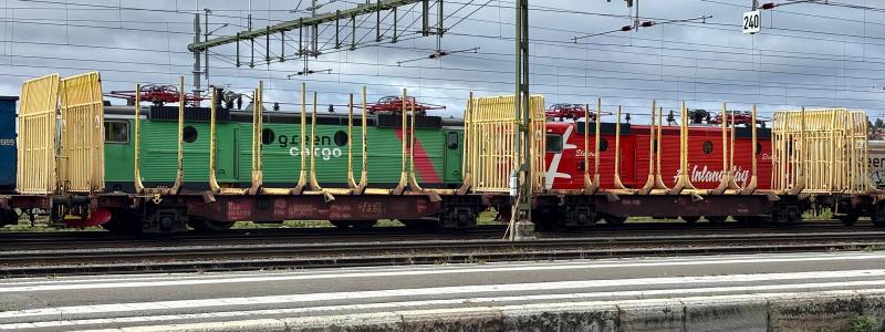 Godståg i Östersund. Foto: Stina Wickenberg