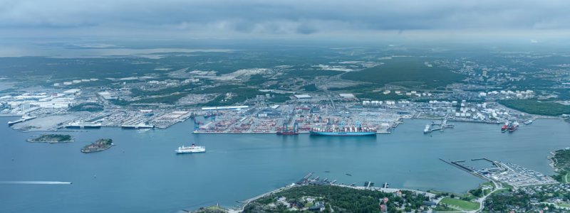 Årets tredje kvartal är det åttonde i rad där Göteborgs hamn har tillväxt i containersegmentet. Bild: Göteborgs Hamn