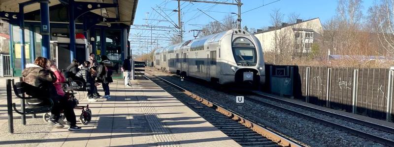 I Stockholmsregionen inträffade flera större störningar i slutet av månaden då trafiken bland annat drabbades av signalfel vid Häggvik. Foto: Stina Wickenberg
