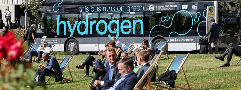 Bild tagen på 2022-års upplaga av Innotrans bussutställing. Foto: Innotrans 2022