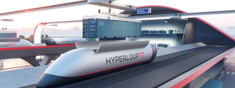 Hyperloop Express Freight är en inledning till en bransch förväntad att växa från 260 miljarder USD år 2020 till över 484 miljarder USD år 2030. Bild: HyperloopTT