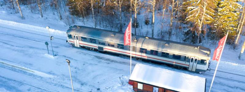Siktet är nu inställt på vintern 2024-2025. Foto: Inlandsbanan
