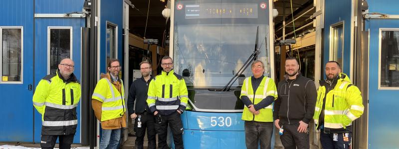 SLX-medarbetare. Foto: Göteborgs Spårvägar