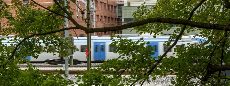 Mälarbanans utbyggnad mellan Huvudsta – Duvbo medför påverkan på yt- och grundvattnet genom delar av Solna, Sundbyberg och Stockholm. Foto: trafikverket
