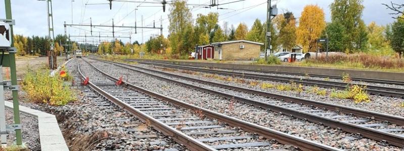 Nattavaara bangård. Foto: Trafikverket