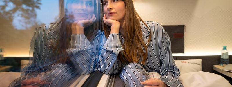I lugn och ro genom Centraleuropa. Det finns även enkelkabiner för ensamresenärer i nya Nightjet. Foto: ÖBB, kredit: Harald Eisenberger