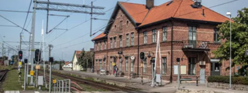 Trafikverket kommer att bygga ett förlängt mötesspår i Klippan. Foto: Trafikverket