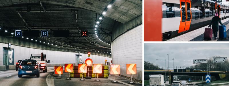 Kollage. Foto: Trafik Göteborg