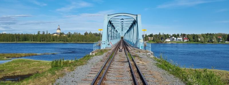 Laurila–Torneå–Haparanda är en del av det föreslagna TEN-T-kärnnätets utvidgning vid svensk-finska gränsfloden. Foto: Väylävirasto