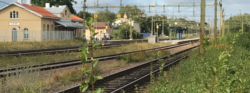 Laxå är en gammal järnvägsknutpunkt vars station och bangård nu ska rustas upp. Foto: Trafikverket