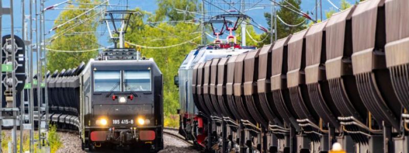 Det transporterade godset på järnväg uppgick under 2022 till cirka 23,2 miljarder tonkilometer,6  vilket innebär att järnvägen står för drygt en femtedel av de samlade godstransporterna Foto: Arkivbild