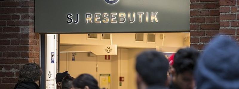 SJ Resebutik på Malmö Centralstation. Foto: Wikimedia Commons