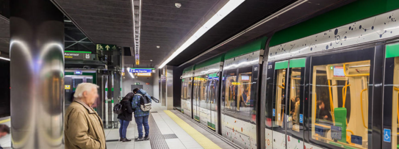 Malagaborna får vänta till nästa år på sin metrolinje in till Malaga Centrum. Foto: Metro de Malaga