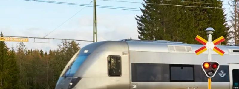 Ett 40-tal plankorsningar mellan Stöde–Ånge och Bräcke–Östersund tas bort. Foto: Trafikverket