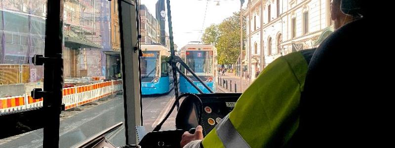 Fredrik Lilja på TLI tycker att det här utbytet av kunskap gynnar både Göteborgs Spårvägar och MTR.
 Foto: Göteborgs spårvägar