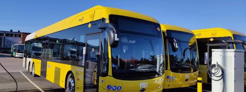 Nobinas bussar i Åbo-området i Finland. Foto: Nobina Finland