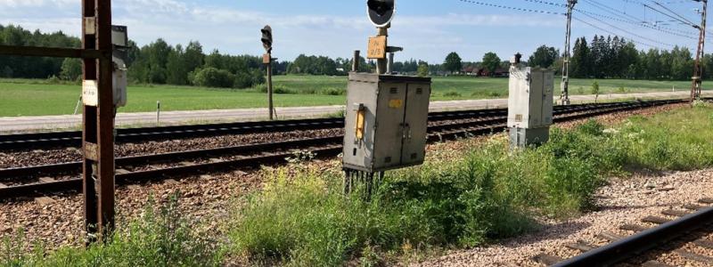 Jularbo bangård innan ombyggnad. Foto: Norconsult