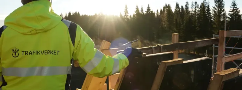 Totalt ska 13,5 kilometer elva broar och en järnvägsterrass anläggas. Foto: Trafikverket