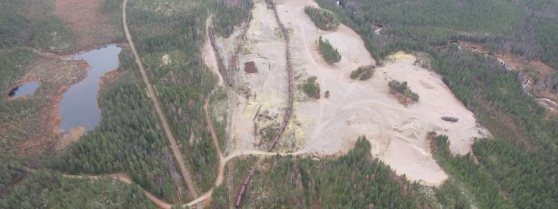 Terminalen blir strategiskt placerad mitt i Sverige och bland de största i sitt slag. Foto: Inlandsbanan