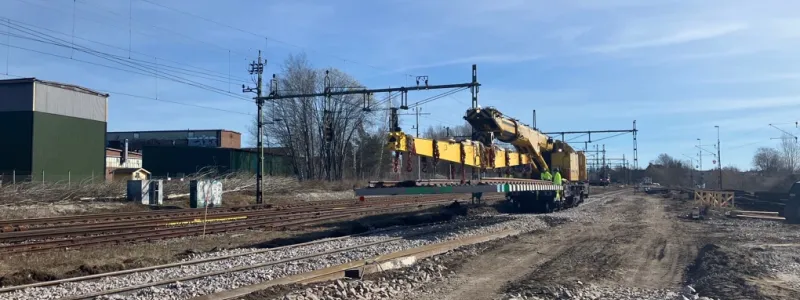 Växlarna är till för att tågen ska kunna byta spår. Foto: Trafikverket