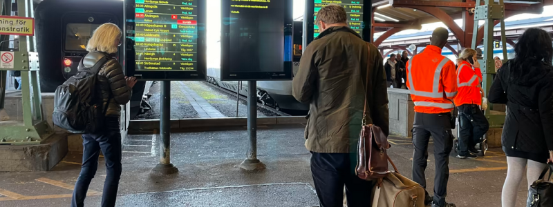 På grund av arbeten med Olskroken planskildhet påverkas tågtrafiken på flera sträckor runt Göteborg. Foto: Trafik Göteborg